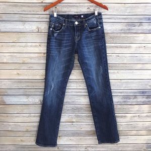 Vigoss Distressed Medium Wash Stretch Jeans